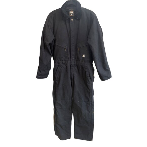 BERNE I417 Heritage Duck Insulated Coverall Hunting Workwear Outdoor 100% Cotton - Picture 2 of 16